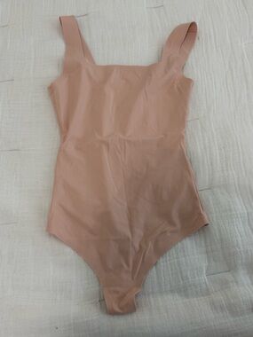 Aerie Nude Blush Square-Neck Bodysuit